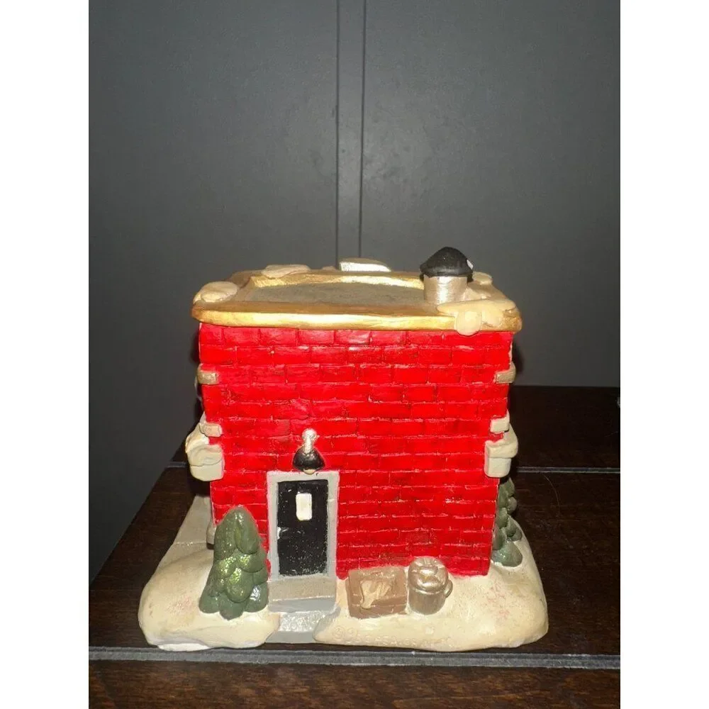 RARE California Creations Ceramic Christmas‎ Village “Flos Drive-In”